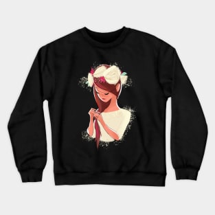 Flower Crown Crewneck Sweatshirt